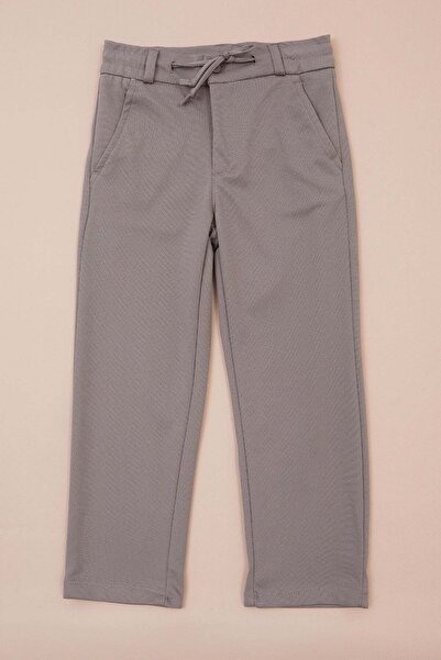 Fulla Moda Jacquard pantalone za dečake sa vezanjem u struku