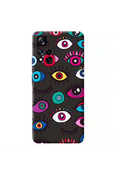 Other Xiaomi Redmi Note 11 Pro 5G Multiple eyes Black Colored Silicone TPU Θήκη