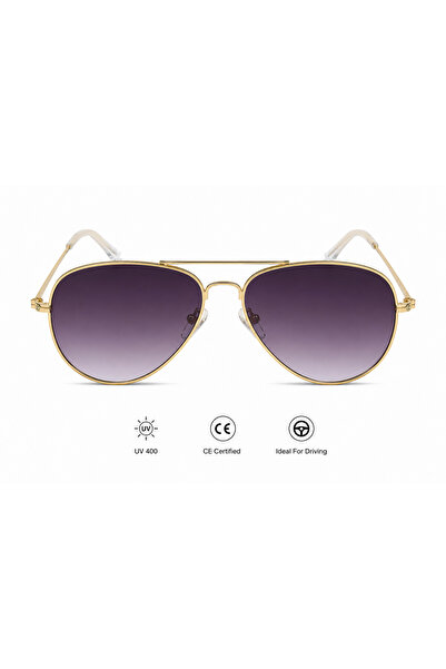 OEM Zallmorra Aviator Gold – Γυαλιά Ηλίου UV400, Μεταλλικός Χρυσός Σκελετός, ...