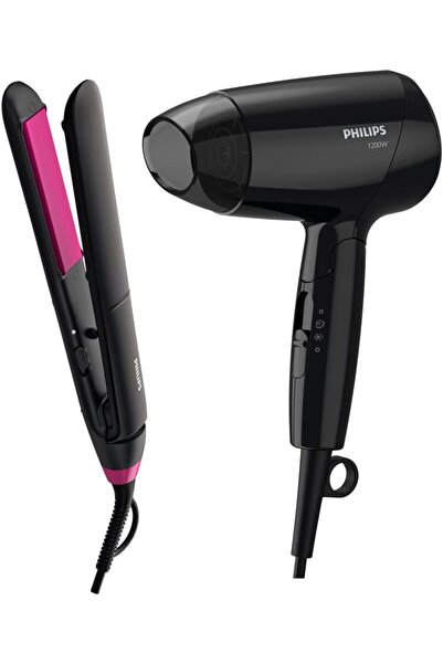 Philips StraightCare Essential ThermoProtect Hair Straightener BHS375/03 & Es...