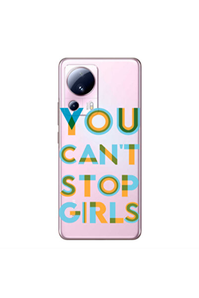 Other Xiaomi Mi 13 Lite You Cant Stop Girls Transparent Silicone TPU Θήκη