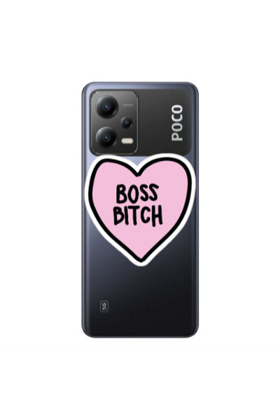 Other Xiaomi Poco X5 Boss Bitch Transparent Silicone TPU Θήκη