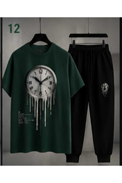 ZEMLİYA Sara Unisex Oversize Shorts Set Short Sleeve T-Shirt Comfortable Fit ...