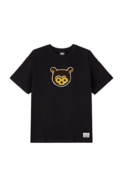 Grimey MUD'S The Residence Bear T-Shirt GA765 - Black