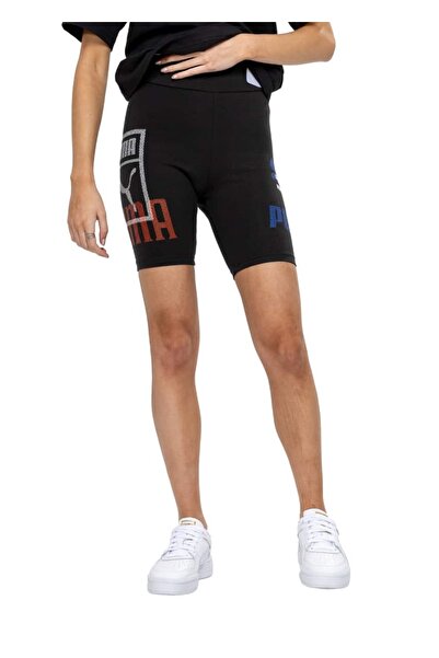 Puma Classics Gen Biker Shorts 538196 01 - Black