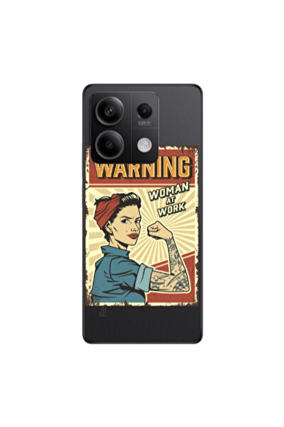 Other Xiaomi Redmi Note 13Pro 5G Woman at work Transparent Silicone TPU Θήκη