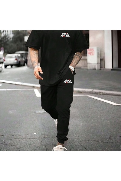 bellanova Unisex Oversize Shorts Set Short Sleeve T-Shirt Comfortable Fit Sum...