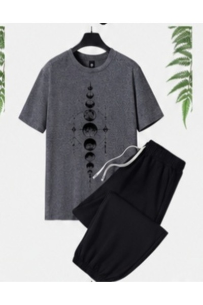 ZEMLİYA Sara Unisex Oversize Shorts Set Short Sleeve T-Shirt Comfortable Fit ...