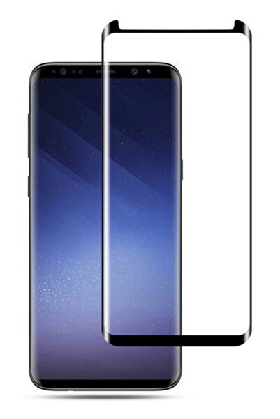 POWERTECH Σκληρυμένο Γυαλί 3D TGC-0076 Samsung S8 Plus, Πλήρης συγκόλληση, μαύρο