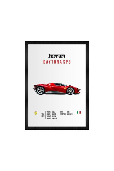 ALAYRA International Premium Canvas Digital Print Wall Art 30x40 cm Framed Po...