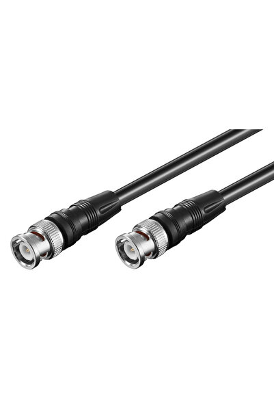 goobay καλώδιο BNC 50272, RG58, 50 ohm, 1m, μαύρο