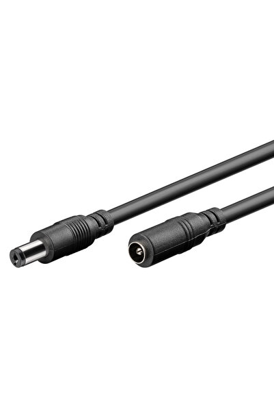 goobay καλώδιο προέκτασης τροφοδοσίας 76635, 5.5x2.1mm, 1.5m, μαύρο