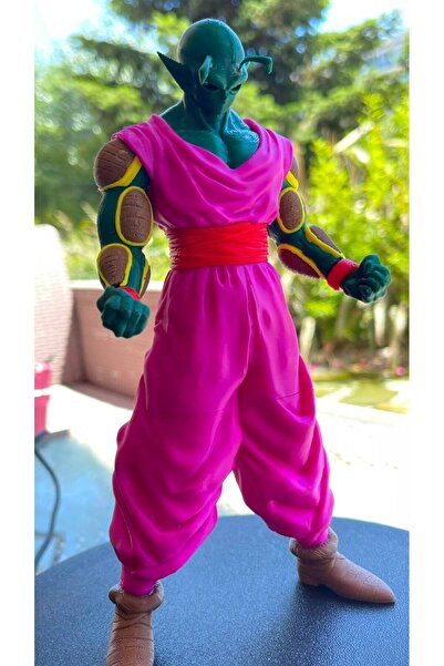 ALFA3DBASKI Piccolo Dragon Figürü 21 cm - 3D Baskı Anime Aksiyon Figürü -Kole...