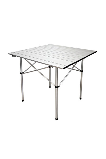 Escamp Alüminyum Kamp Masası 70x70 cm, Katlanabilir Tasarım, Hafif ve Pratik,...