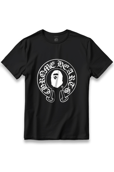 EZG Business CHROMEHEARTS BATHING APE Μπλουζάκι με στάμπα Unisex, 100% βαμβάκ...