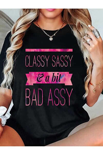 17TAKI 1pc Witty yet Slightly Moody Suitable All Seasons Casual Wear. Black P...
