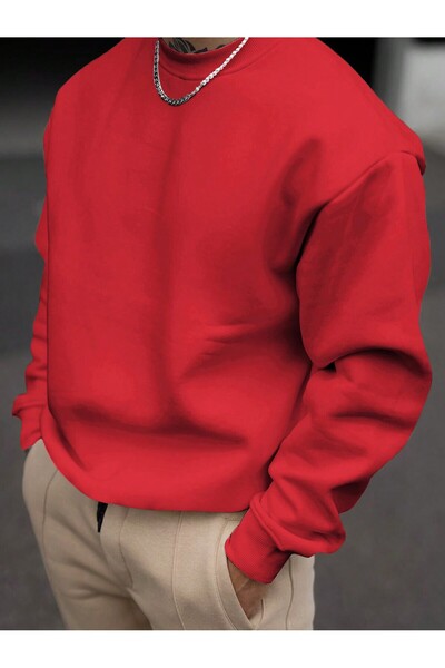 luci sports 3 Yarn Oversize Crewneck Sweatshirt