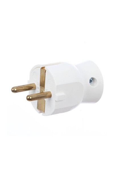 OEM Stecher alb cu Schuko si cablaj pe lateral