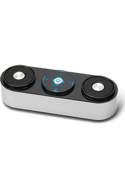 Wesdar K19 Ηχείο Bluetooth 10W Μαύρο/Ασημί