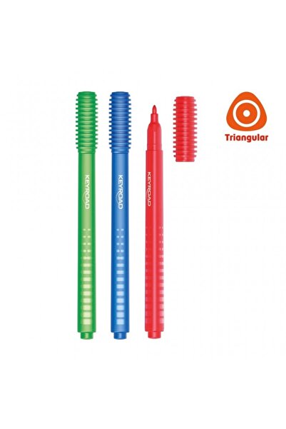 OEM Carioci colorate, 12 culori, lavabile, triunghiulare