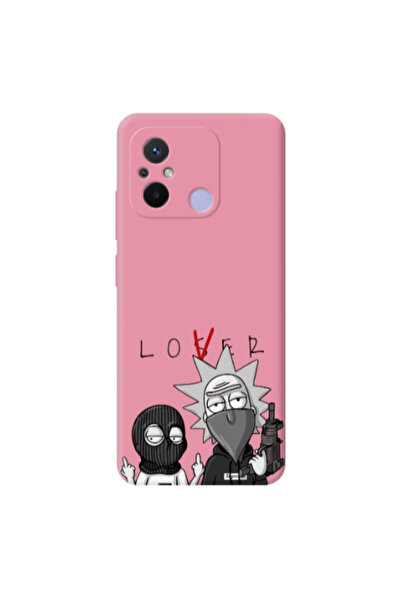 Other Xiaomi Redmi 12C Rick Loser Pink Colored Silicone TPU Θήκη