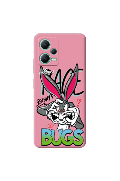 Other Xiaomi Redmi Note 12 Pro 5G No Patience Pink Colored Silicone TPU Θήκη