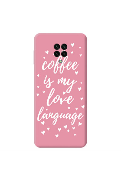 Other Xiaomi Redmi Note 9 Pro Coffe is my love language Pink Colored Silicone...