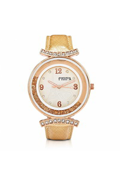 Watch Ceas pentru femei, Casual Francesca di Geneva, Auriu, FF367