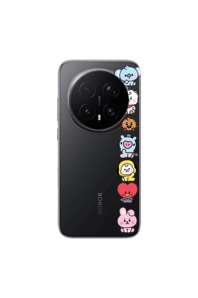 Other Honor Magic 8 Lite Pro Lovely animals Transparent Silicone TPU Θήκη