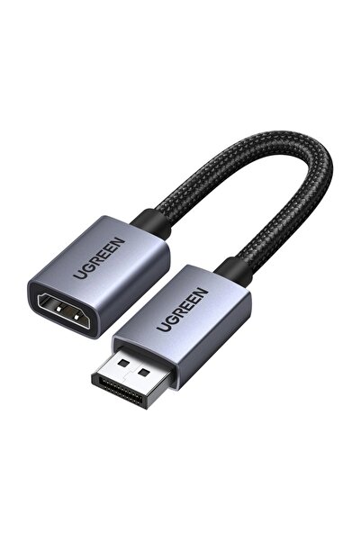 Ugreen Cablu adaptor DisplayPort la HDMI DP133 4K 120Hz 20cm Negru