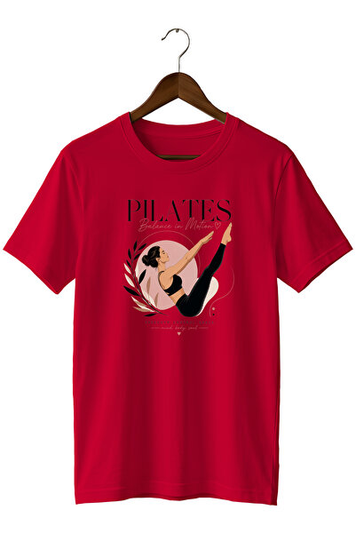 WİDİ Balance in Motion Special Design Pilates T-Shirt