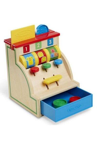 Melissa & Doug Ξύλινη Ταμειακή Μηχανή (13378)