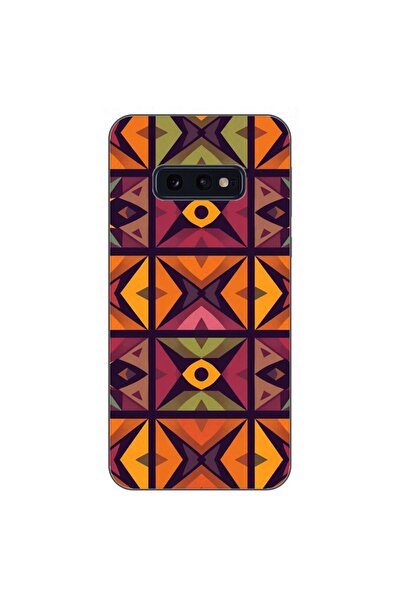 OEM Husa compatibila cu Samsung Galaxy S10e Silicon Gel Tpu Model Tribal Retr...