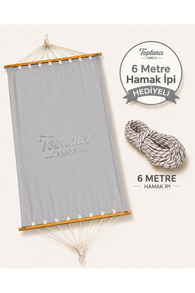 Toptancı Amca Kumaş Hamak Çift Kişilik 120x190 cm 300 Kg Taşıma Kapasiteli | ...