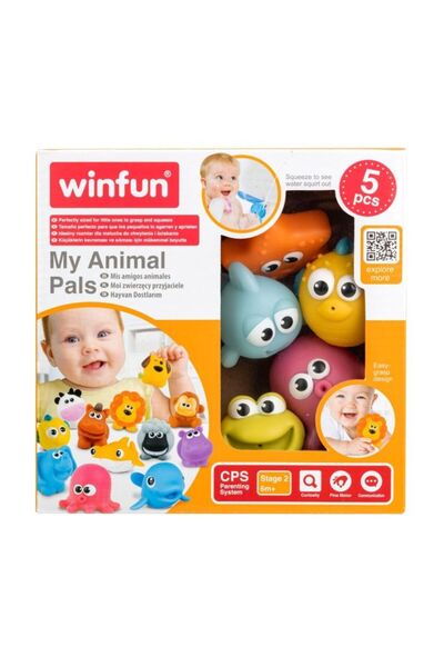WINFUN Σετ Ζωάκια Μπάνιου 5 τεμ. - Οι Φιλαράκια μου (07118-NL)