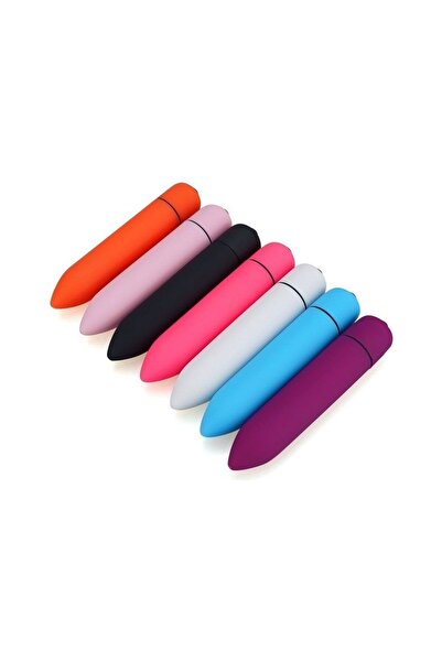 Byzon Mini Kurşun Vibratör | 10 Titreşim Modu | AAA Pilli | Suya Dayanıklı | Silikon