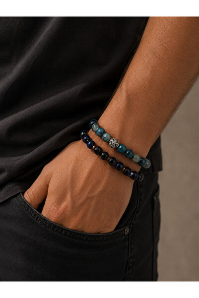Girift Vintage Arvik Men's Natural Stone Bracelet