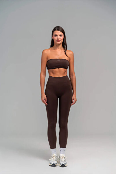 VIGORV High Waist Seamless Gathering Women's Leggings V-Cut Waist Gathered Sp...