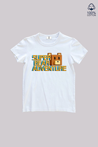 cirokids تي شيرت للأطفال من الجنسين مطبوع عليه Super Bear Adventure Super Bea...