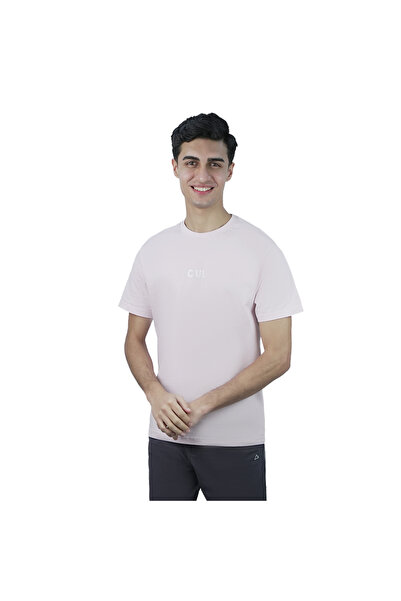 Giordano Men Slim Motto Back Printed Cotton Tee