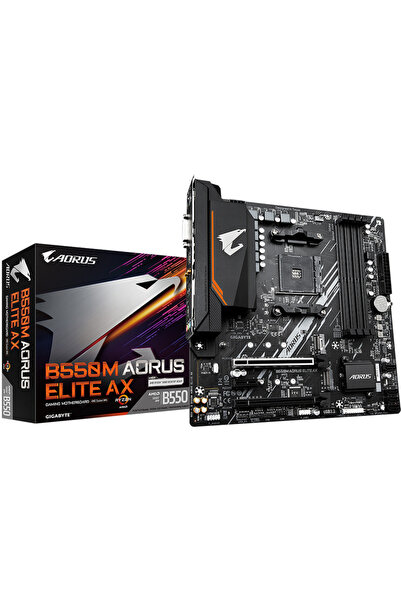 Gigabyte B550M ELITE AX - 1.3 - placă de bază - micro ATX - Socket AM4 - AMD ...