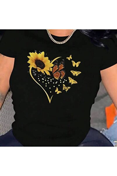 17TAKI Womens TShirt Comfortable Crew Neck Casual Cotton Blend ShortSleeves S...