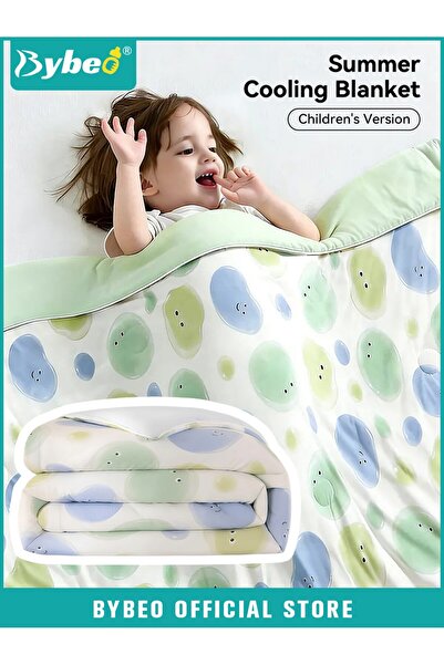 BYBEO Lightweight Baby Quilt, Soft Toddler Blankets, Kids Cooling Silk Summer...