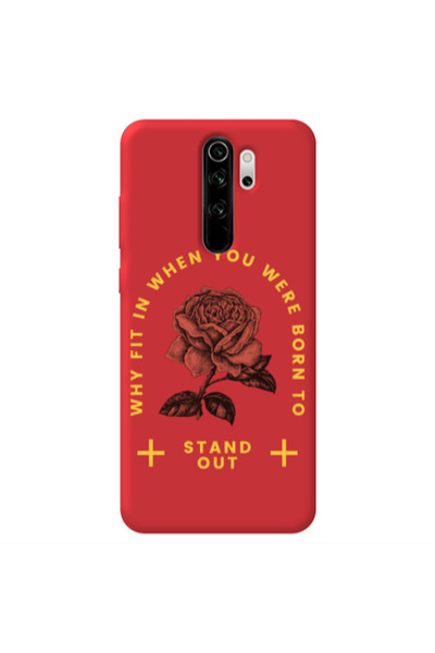 Other Xiaomi Redmi Note 8 Pro Stand out Red Colored Silicone TPU Θήκη