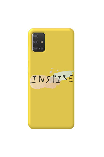 Other Samsung A51 Inspire Yellow Colored Silicone TPU Θήκη
