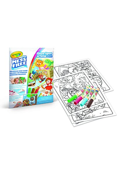 Crayola Color Wonder Set Once Upon A Time, Coloring Book, 4 Markers