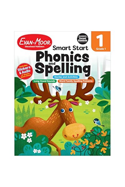 Evan Moor Educational البداية الذكية للصوتيات والتهجئة - الصف الأول