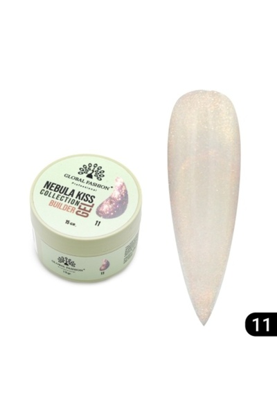global fashion Gel UV de constructie unghii Builder Gel Nebula Kiss 11