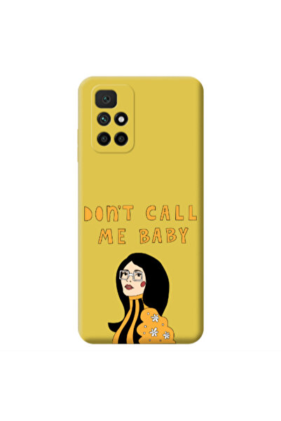 Other Xiaomi Redmi 10 2022 Call me baby Yellow Colored Silicone TPU Θήκη