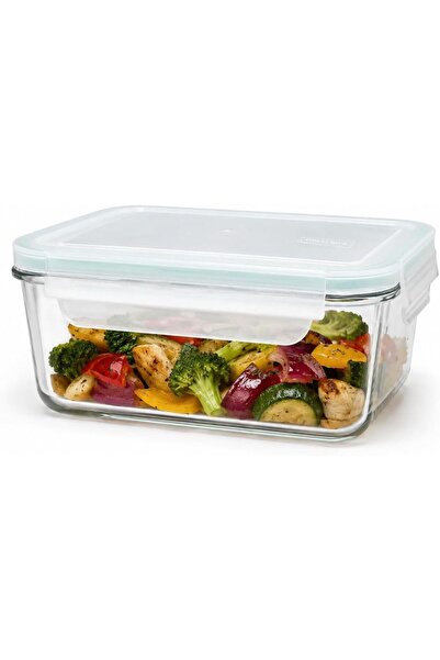 Glasslock Glass Food Storage Container 1100ml, Airtight Food Container BPA Fr...